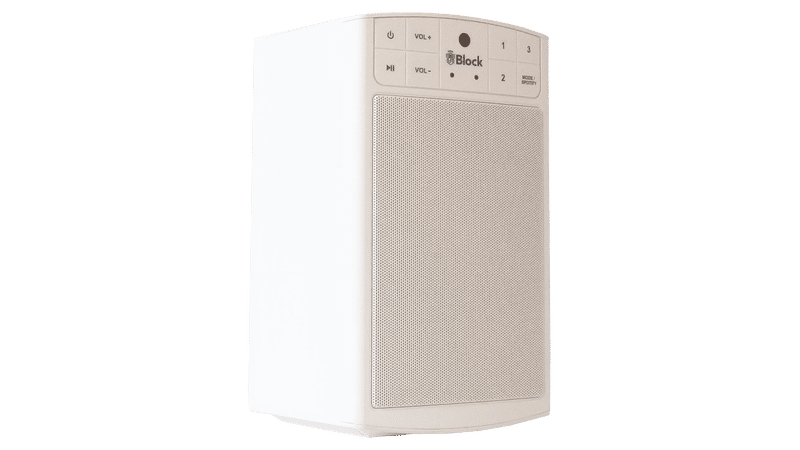 weiss / APP Bluetooth Internetradio Block A Multiroom Lautsprecher WLAN 